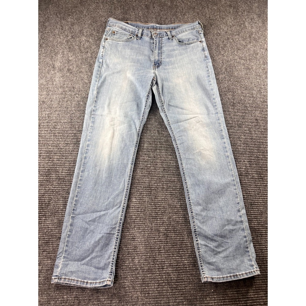 Vintage Levis 541 Jeans Mens 34x34 Light Wash Relaxed Straight Y2K Distressed US - Picture 2 of 13
